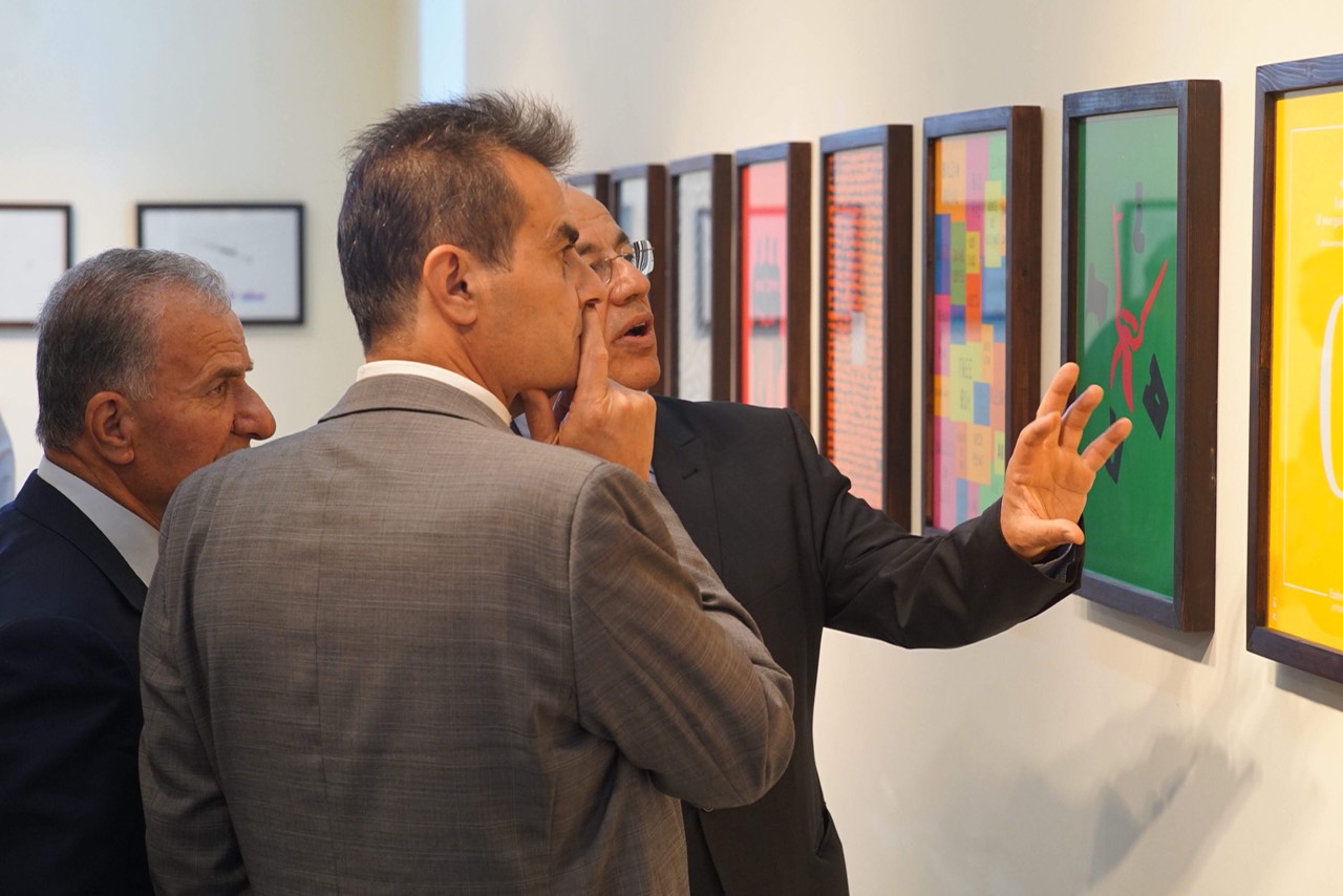 مدينة السليمانية تحتضن اول معرض للفن المعاصر – تصوير: ابراهيم فتاح